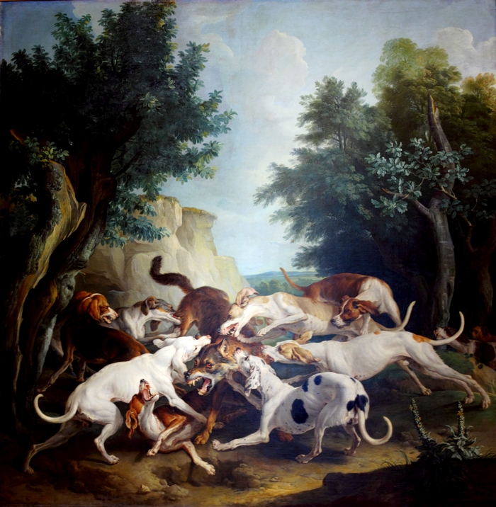 La Chasse au loup - 1725 - © Joconde - Rennes - Musée des Beaux-Arts de Rennes